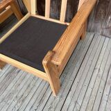 Paire de fauteuils en bois PIN