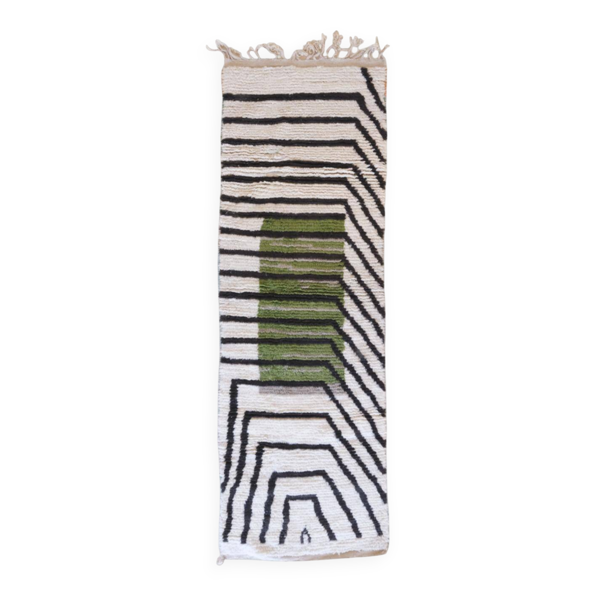 Modern Corridor Rug - 12.1 x 4.2 ft