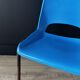 Vintage children's chair blue shell