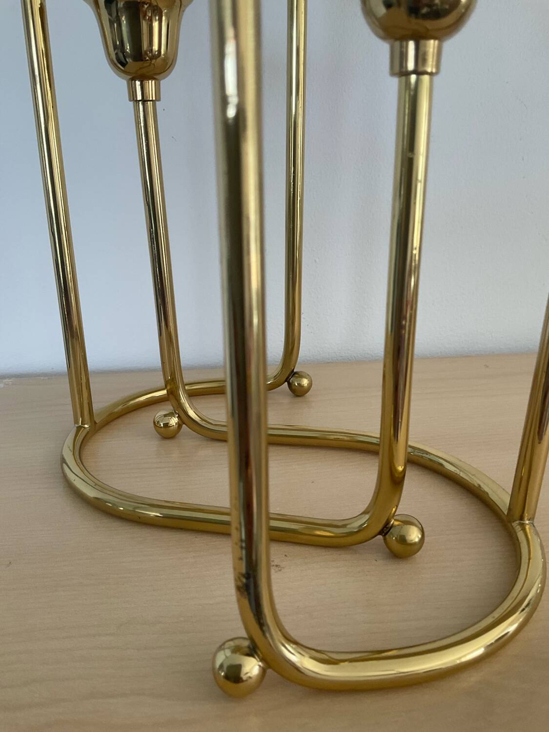 Pair of vintage brass candlesticks