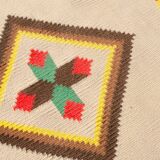 Immense tapis moderne vintage Kilim, 1970