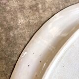 Oval ironstone dish from St Amand and Hamage, "Medallion" service