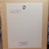 Old Print Engraving 19th Century Study of an Ear After Janinet Le Clerc