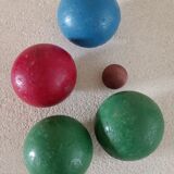 Jeu de boules en bois