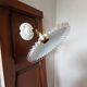 Vintage opaline wall light