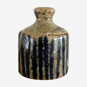 Miniature glazed stoneware box