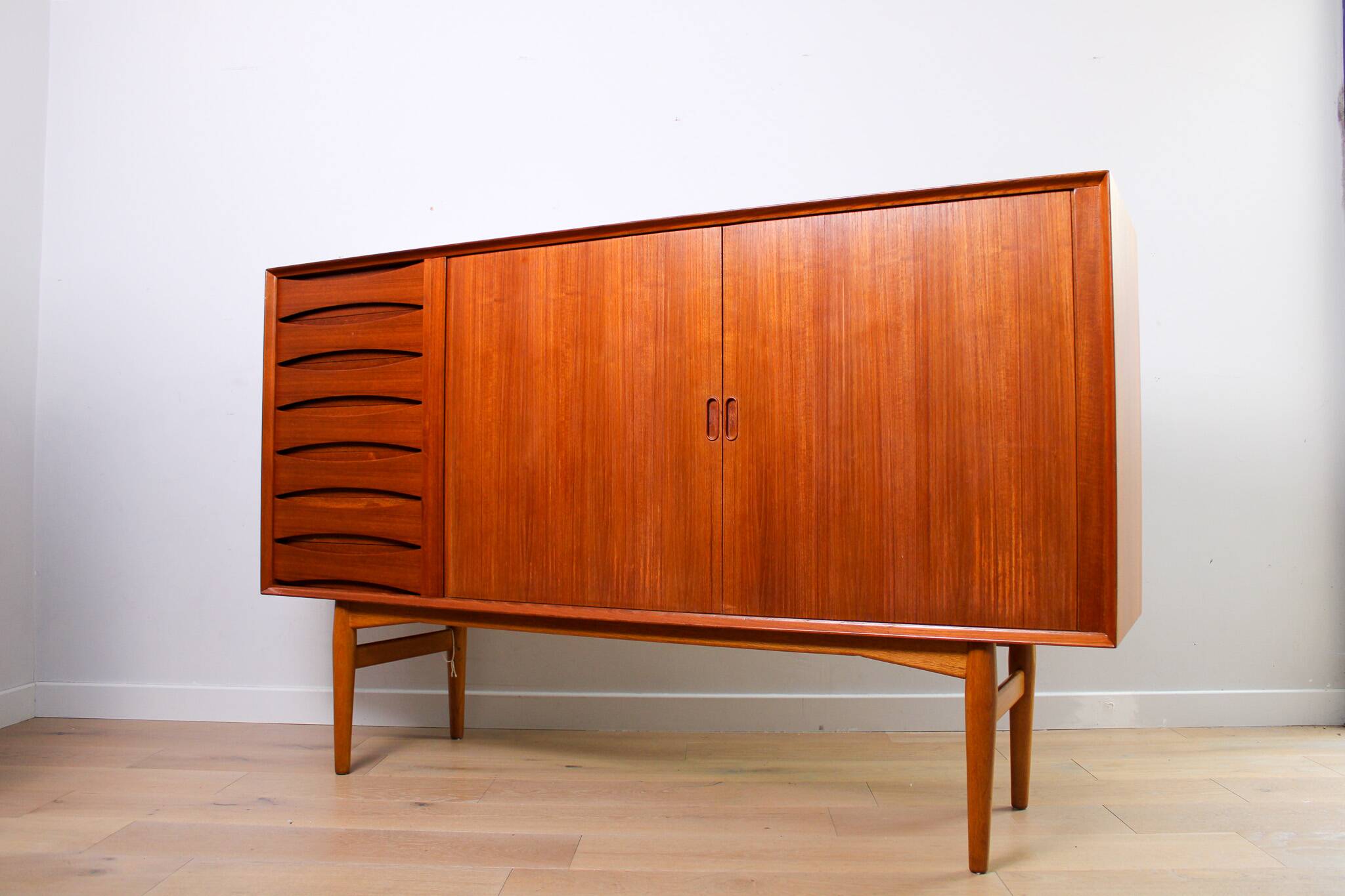 A Danish vintage mid-century Arne Vodder No.63 sideboard by Sibast in Teak
