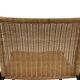 Vintage set van 4 eetkamerstoelen jaren 80 design riet staal