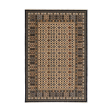 Tapis persan noir mina 80x150 cm