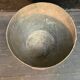 Ancient metal garden bucket