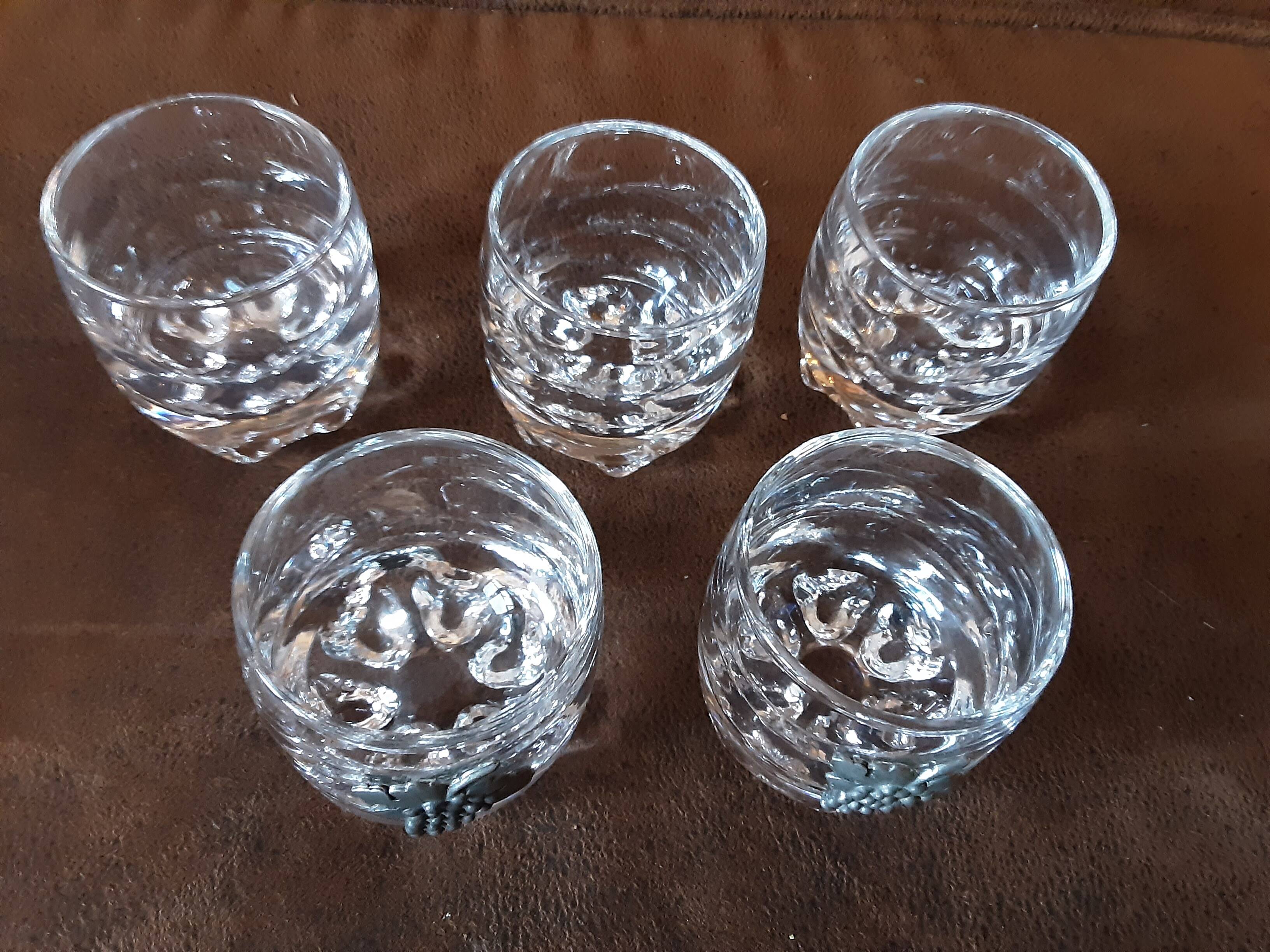 Set of 5 digestif glasses