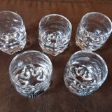 Set of 5 digestif glasses