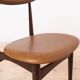 Mid Century Modern Dining Set, Round Table with 6 Fredrik Kayser Chairs