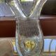 Vase en verre bullé Murano - Années 70