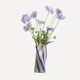 Blue Stripe Twist Vase