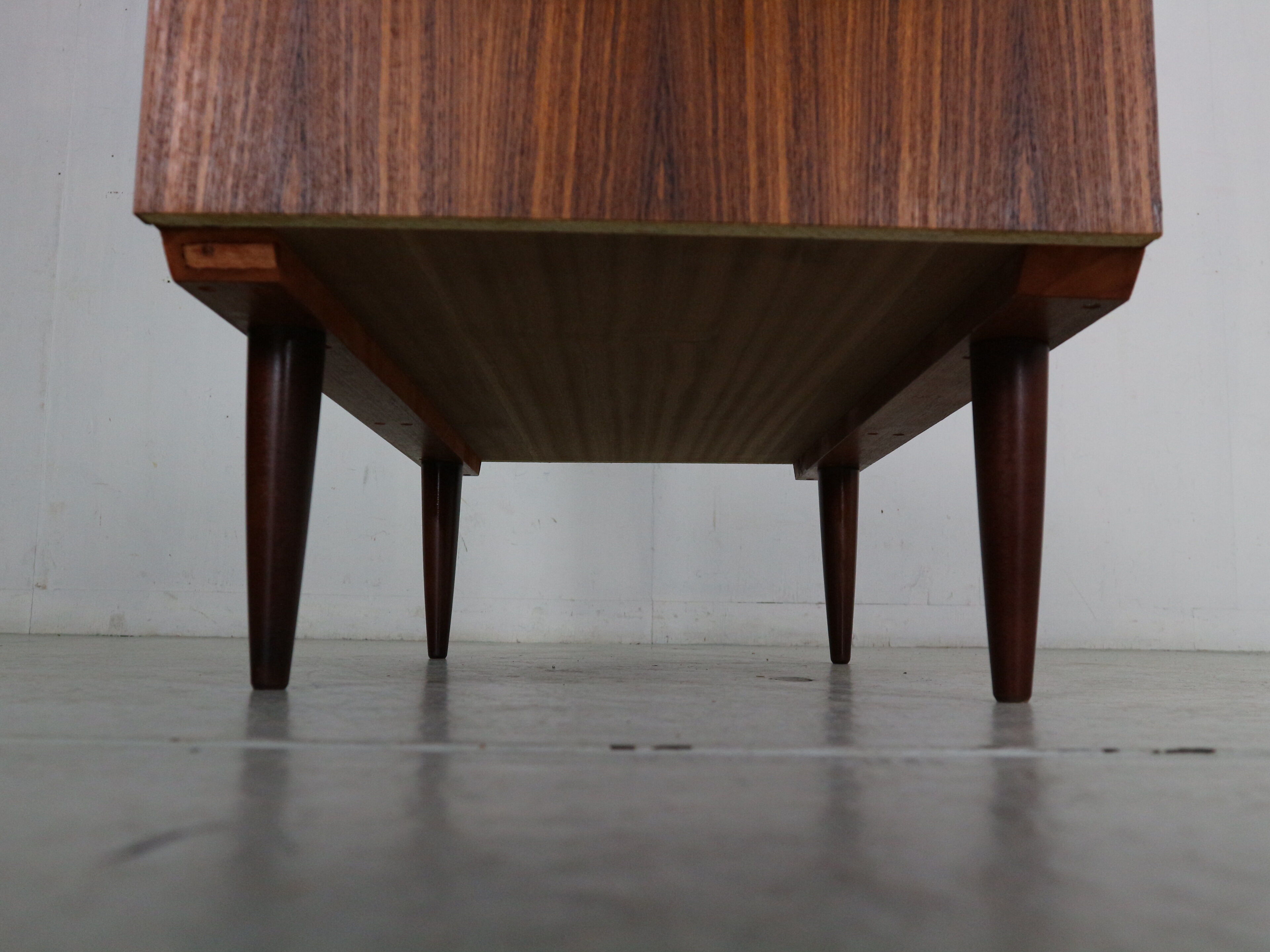 Mid century modern mini teak sideboard, 1960 Denmark