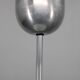 Mid-century pendant chandelier, chromed metal and glass, Czechoslovakia 1970s