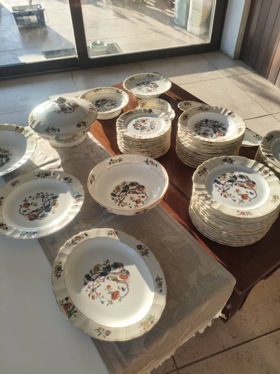 Bernardaud - Bengali - Set complet 59 pièces