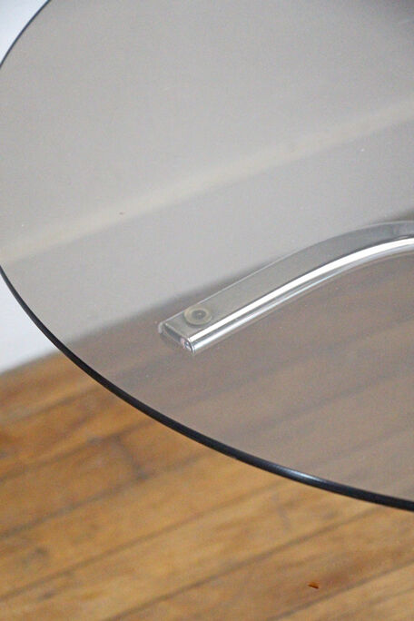 Smoked glass coffee table