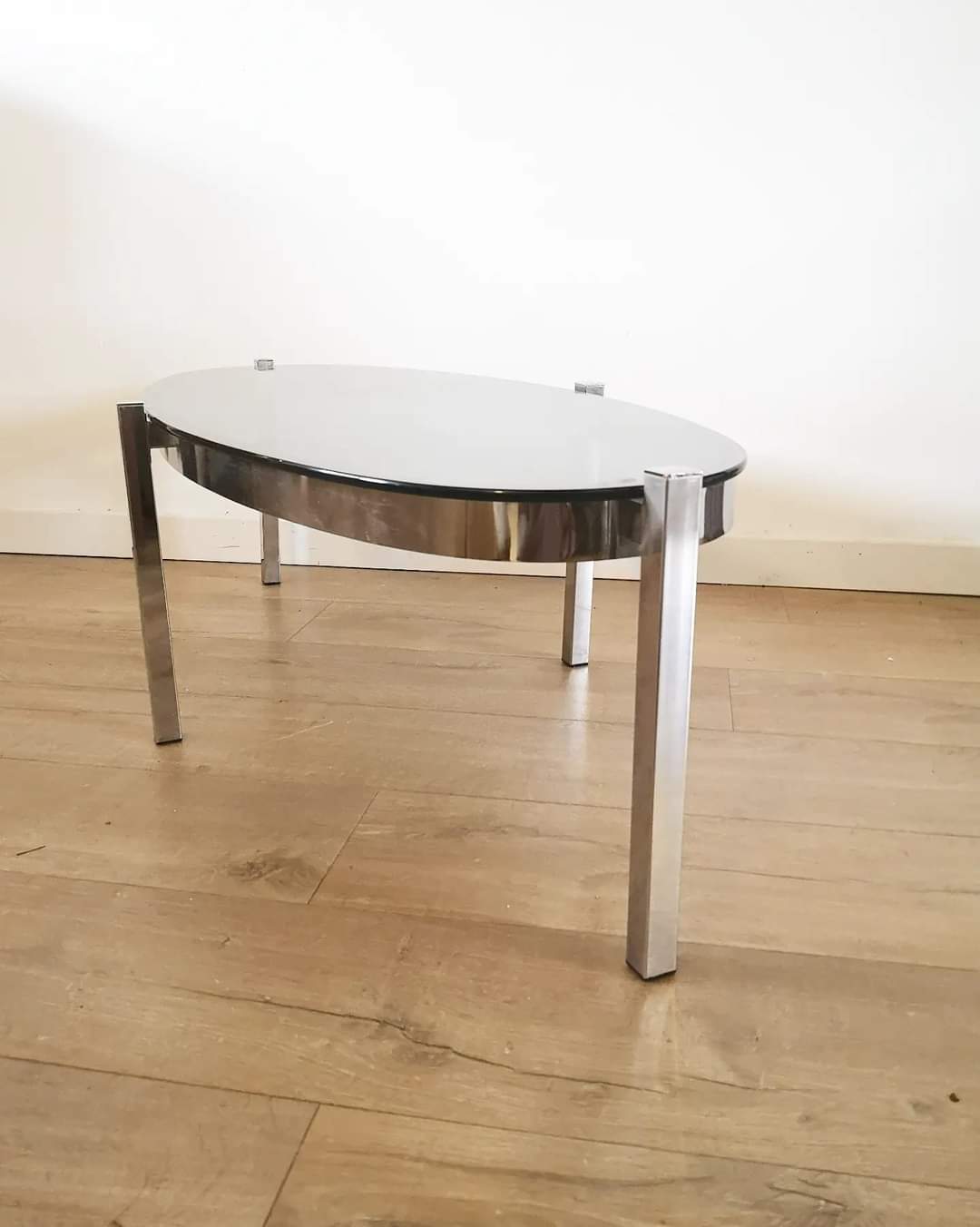 Smoked glass coffee table 70