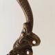 Antique wall coat rack, 19th century Art Nouveau style.