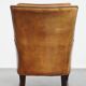 Vintage Armchair Made of Sheepskin Leather