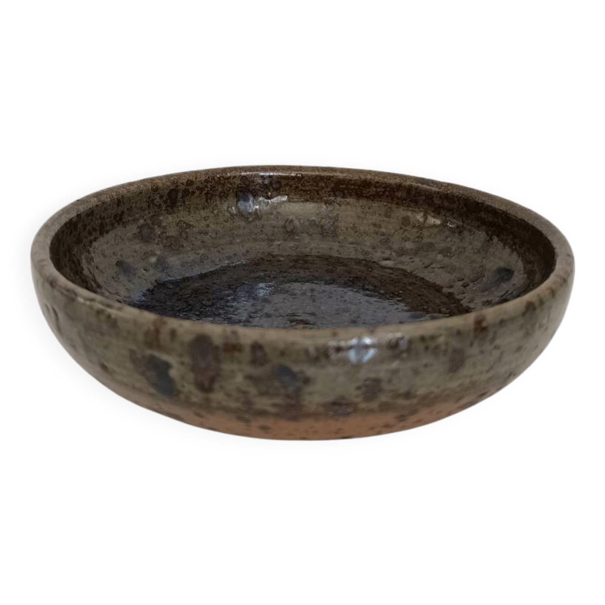 Vintage stoneware soup plate