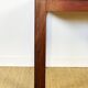 Scandinavian dining table in teak