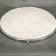 Art Deco Round Chrome, Glass and Wood Serving Tray, Czechoslovakia 1930s