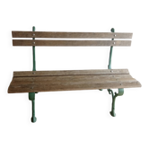 Banc de jardin ancien en fonte.