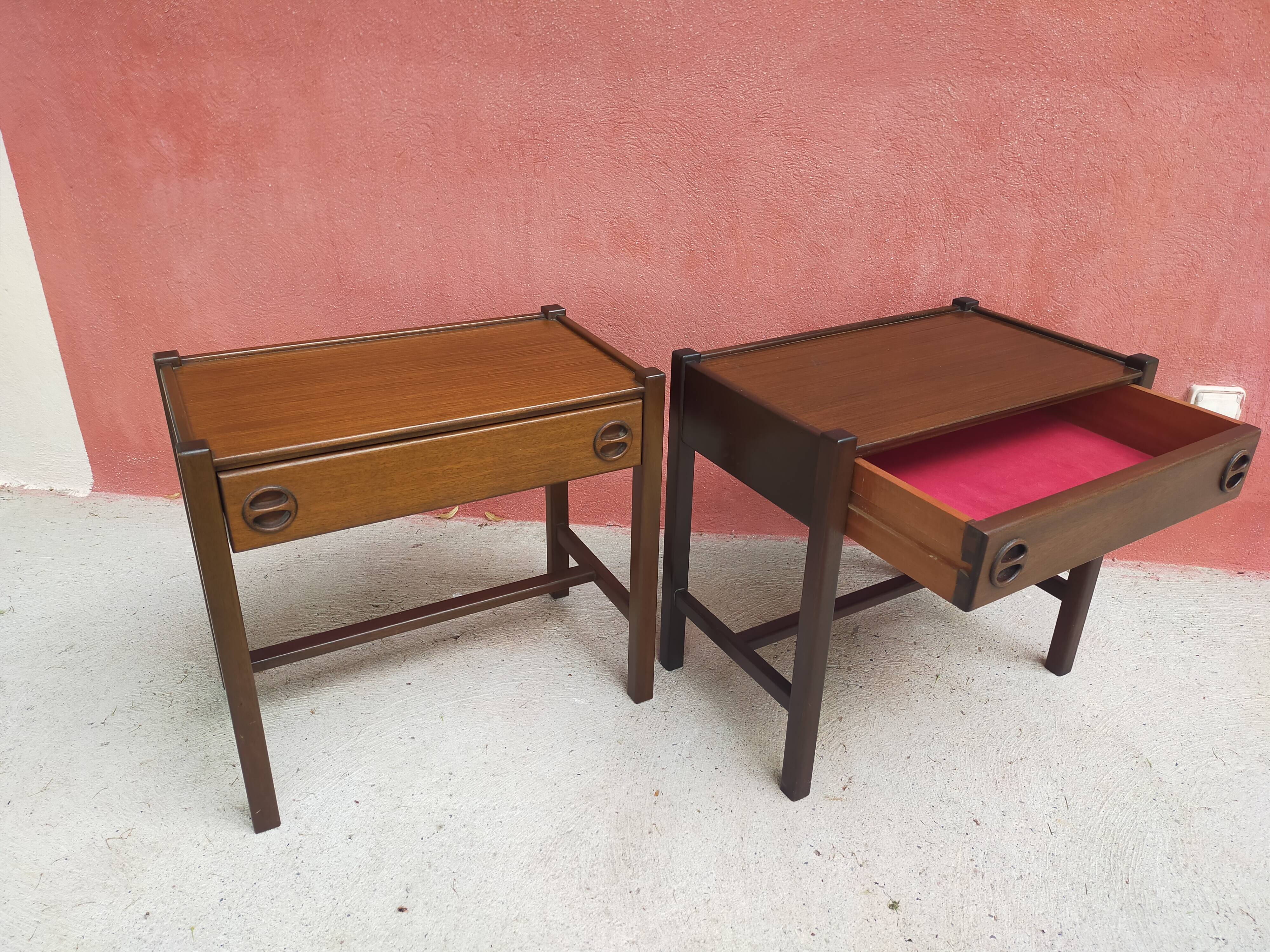 Scandinavian bedside tables