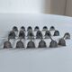 Set of 12 solid silver knife holders