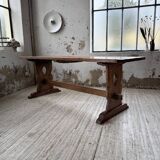Monastery-style farmhouse table, pine, 210cm