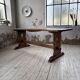 Monastery-style farmhouse table, pine, 210cm