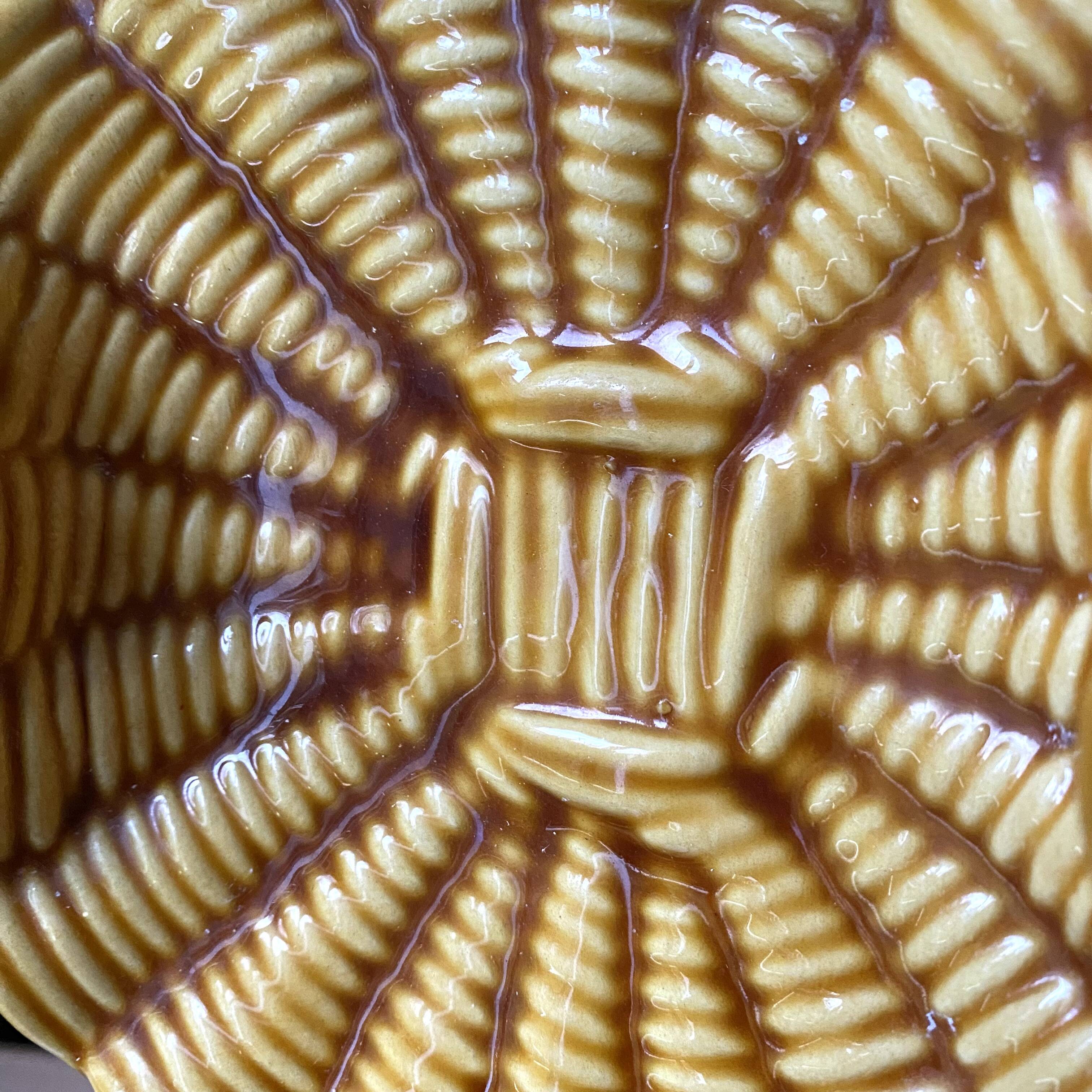 Vallauris braided effect slip butter dish