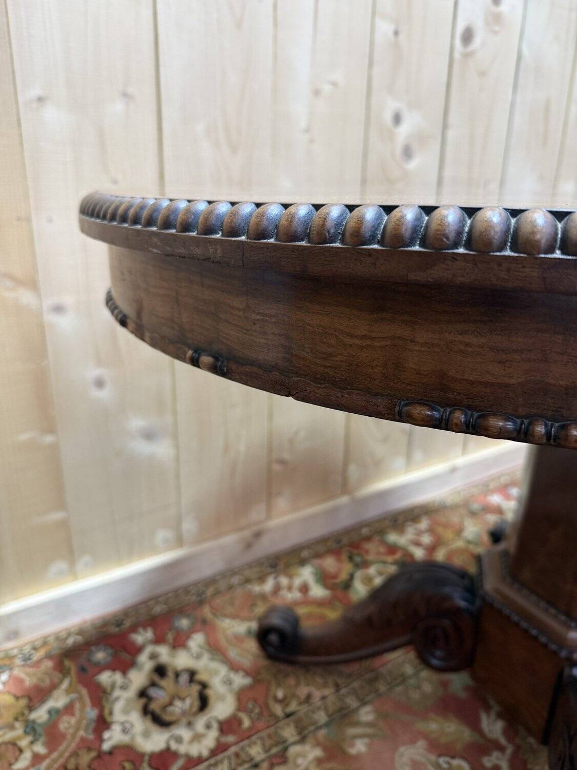 Oval gueridon from the Napoleonic III period.