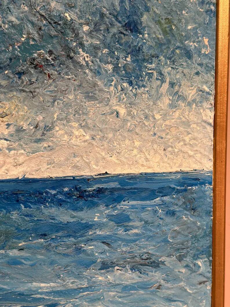 Original Oil on Swedish Panel - "Red Oak at Råå" by Stig Allan - Signed - Dated 1983 - Framed - 53 × 38 cm (20.9" × 15")