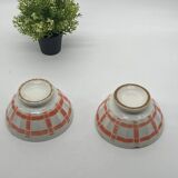 Duo of old ceramic bowls