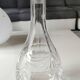 Lorraine crystal design carafe/gérard model. empire style decor. height 28 cm