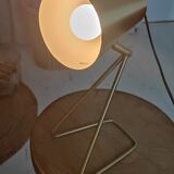 Brass casserole lamp