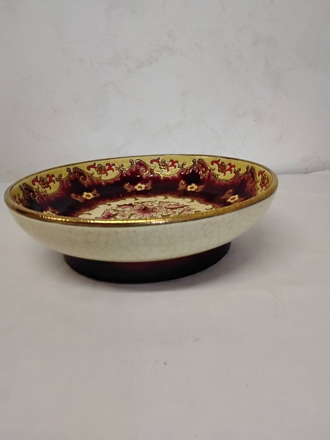 Longwy Enamels Plate