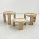 3 nesting tables Marema by Gianfranco Frattini for Cassina, 1960