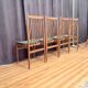 Ensemble de quatre chaises Casala, Allemagne, années 1960.
