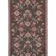 Southwest Wool Rug, Oriental Turkey Oushak Rug with Floral Pattern 4'11" X 8'5"