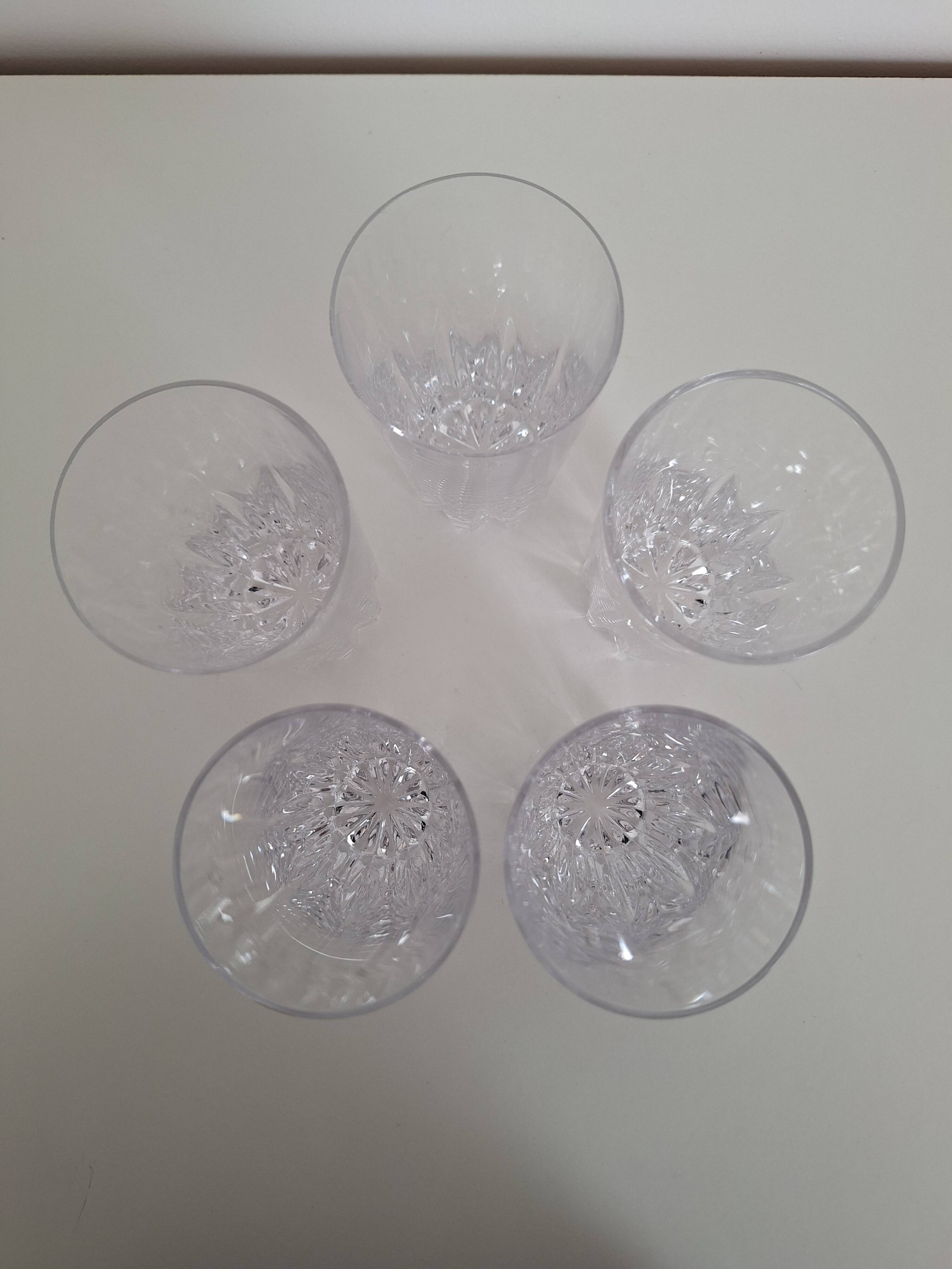 Crystal water glass