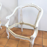 Fauteuil bergère ancien entièrement restauré
