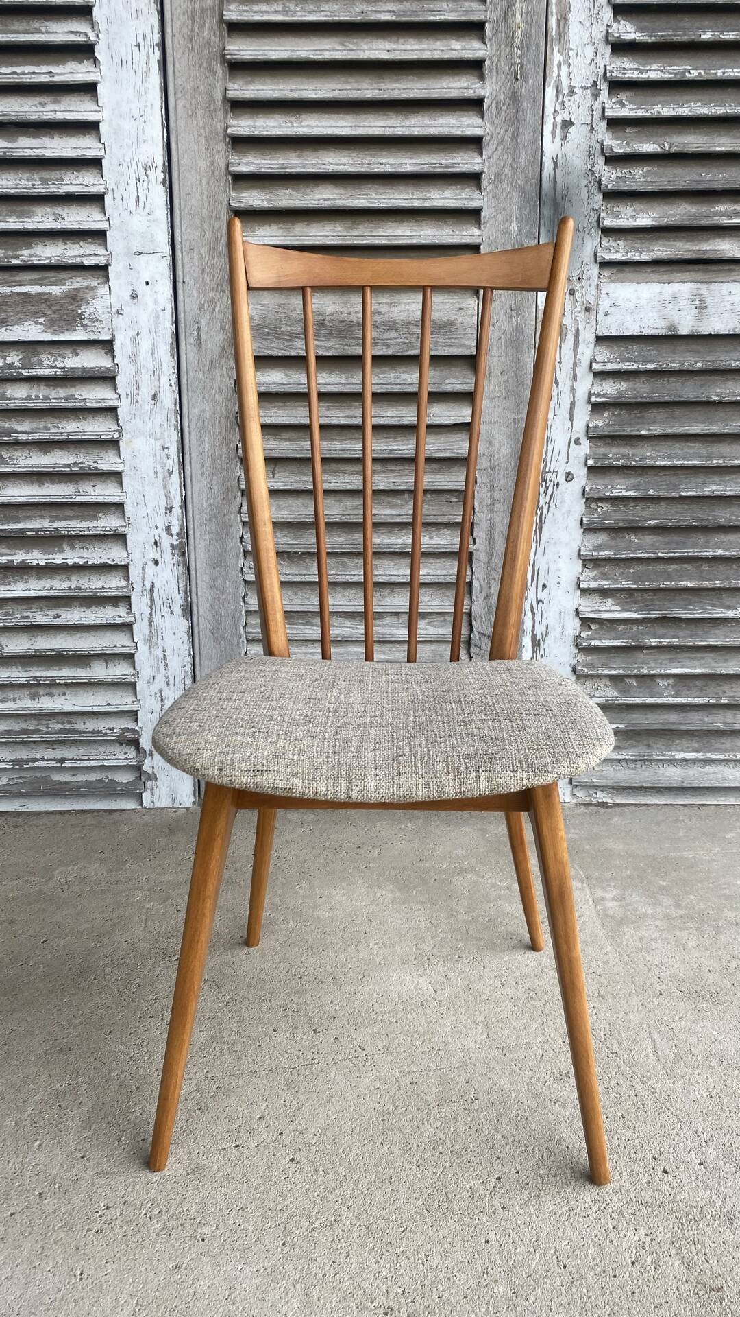 Série de 6 chaises scandinave 1960