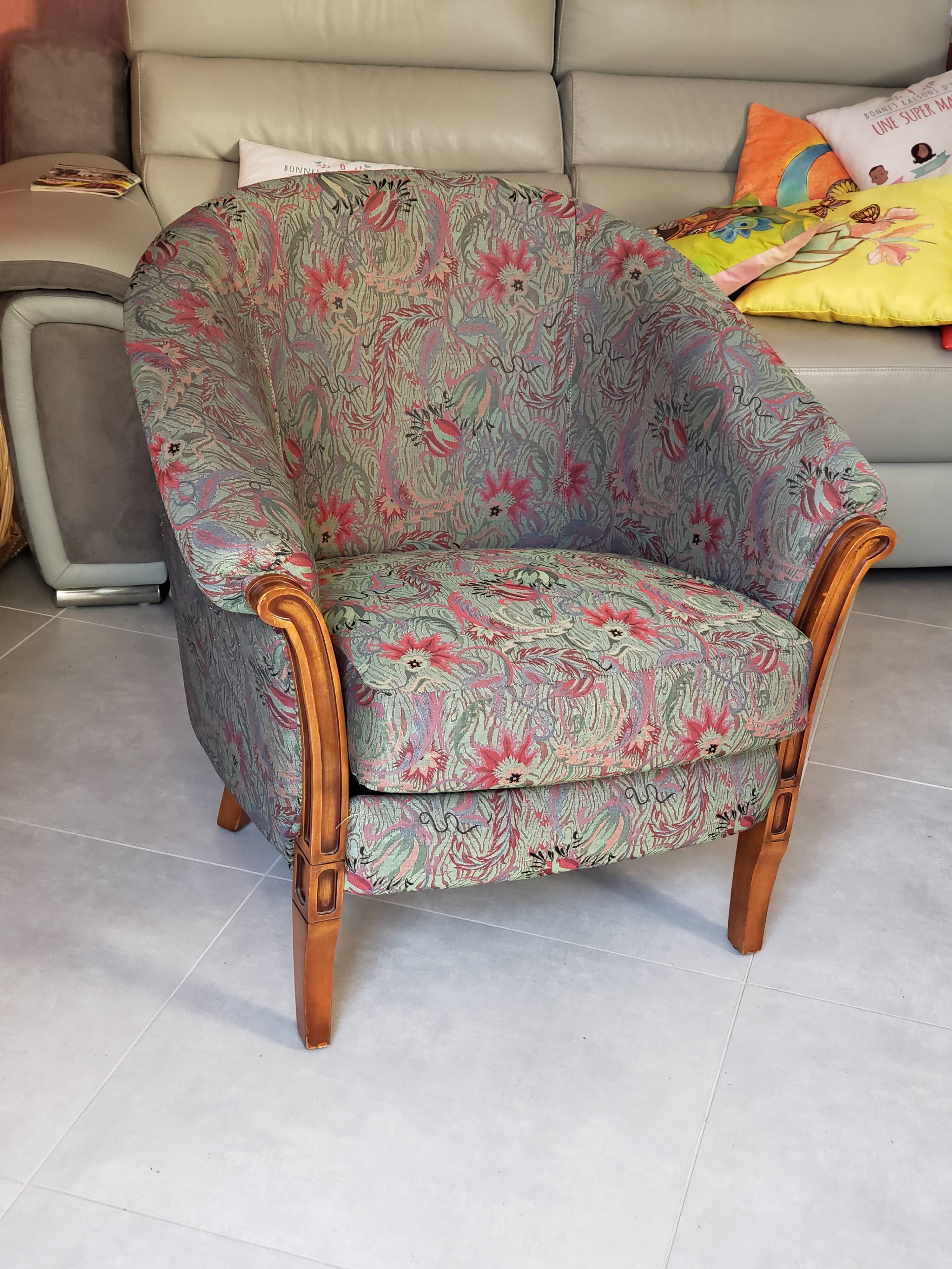 Pair of club chairs