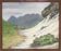 Mountain landscape, 1967. Pastel by Marcel QUENCEZ, 1912-2010.
