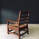 Rustic Oak & Rush Armchair, France, 1930s